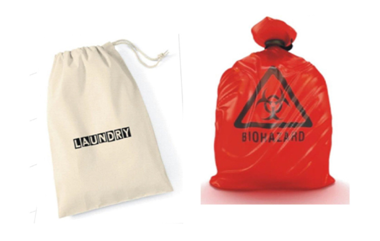 专用的垃圾被服传输袋